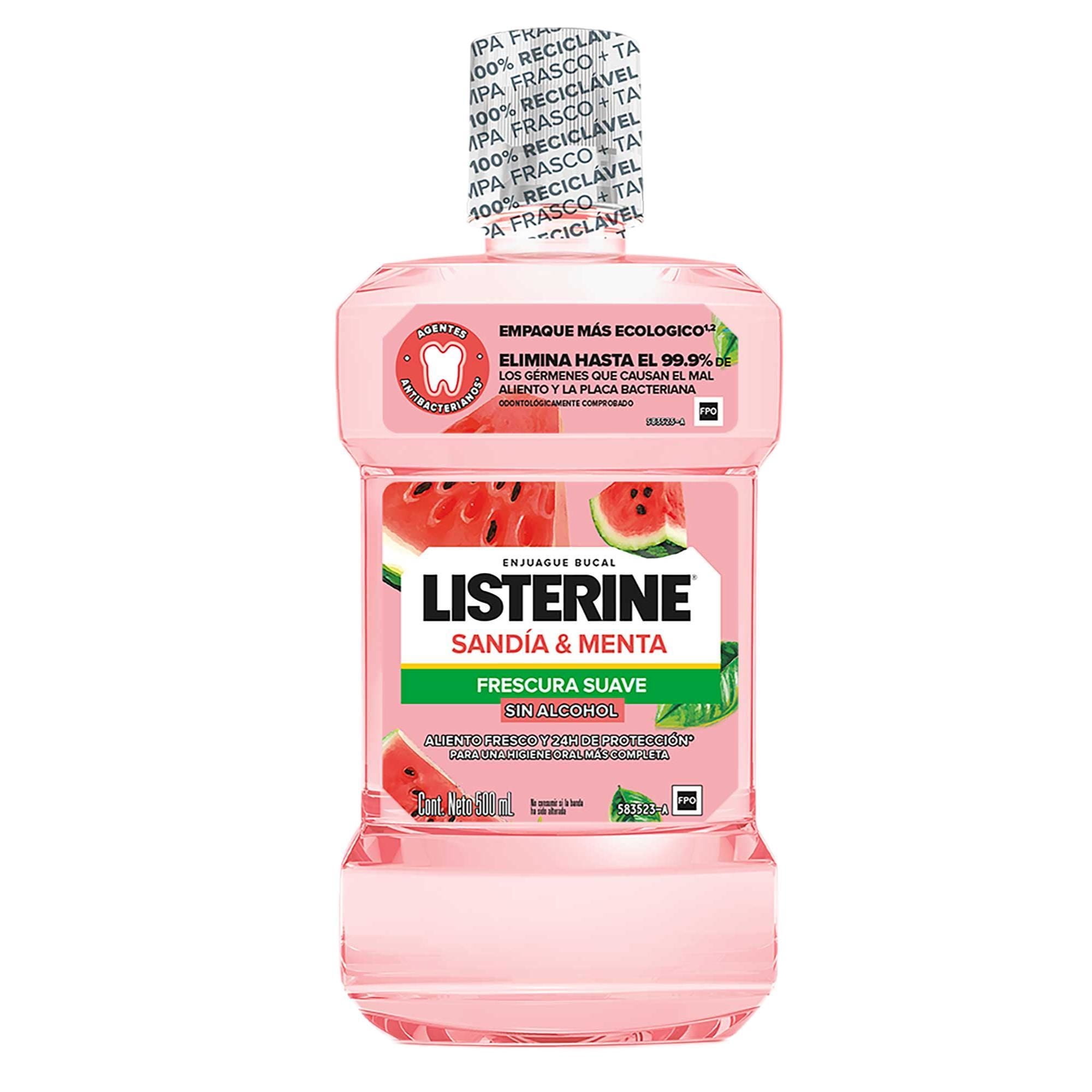 Enjuague Bucal Listerine Sandia