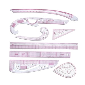 Bothyi - Juego De Reglas Métricas, Plantillas Para Confeccionar Vestidos, Sastres, 8 Piezas