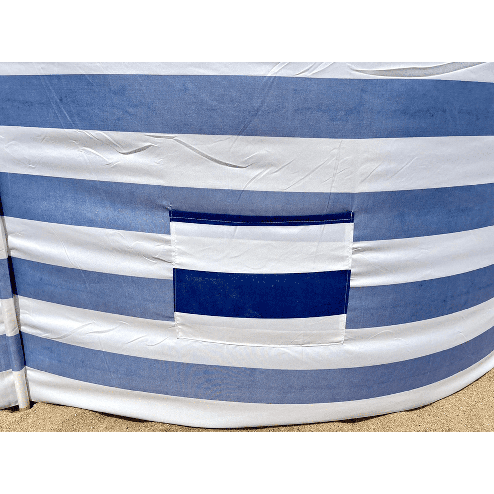 Genérico - Paraviento 5mtrs Con Estaca De Madera Azul