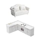 thumbnail image 5 of Muebles De Cocina En Miniatura Para Casa De Mu?ecas Y Sofá De Madera Blanco Puro 1:12, 5 of 5