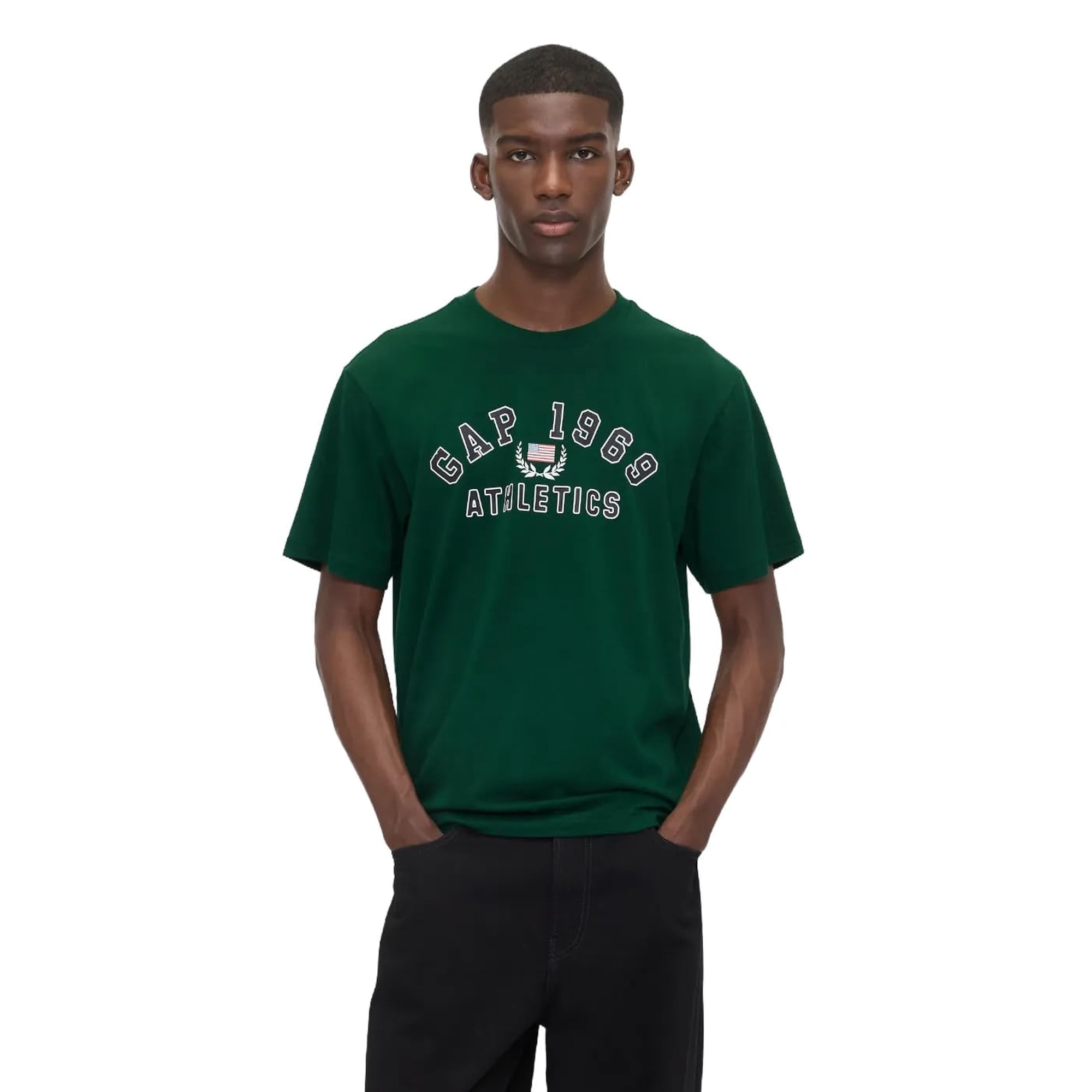 Suéter De Punto Con Logo Gráfico Para Hombre Gap Evergreen 585 Xxl