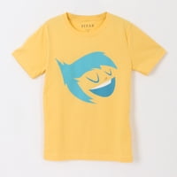 Polera Manga Corta Niña Amarillo Alegría Pixar Disney