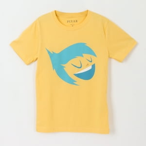 Polera Manga Corta Niña Amarillo Alegría Pixar Disney