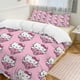 thumbnail image 3 of Ice cream Hello Kitty Comforter Twin SizeComforter Set for Kids Girls3Pcs Bedding Set Printed Comforter with 2 PillowcasesDown AlternativeSoft and Lightweight Bed Sheets, 3 of 5