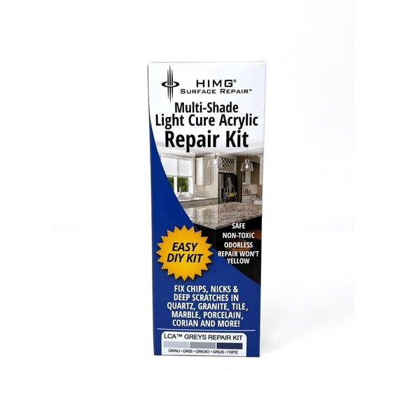 Kit de reparación de cuarzo HIMG tonos grises multitonos acrílico