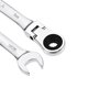 thumbnail image 3 of Llave combinada de trinquete con cabeza flexible de 6 mm y 72 dientes Uxcell, acero CR-V, 3 of 5