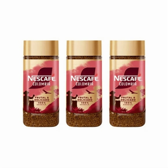 Pack x3 café Nescafé® fina selección origins colombia frasco 100g