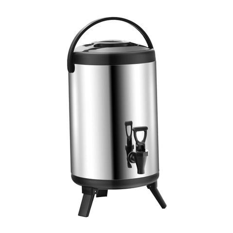 Magideal - Dispensador De Bebidas De Doble Pared, Dispensador De Té De Bebidas Con Aislamiento De Barril Aislado De Acero Inoxidable Para Té, Fiesta, Leche , 6L