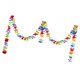 thumbnail image 1 of hawaiano luau tropical flor leis guirnalda collar boda decoración 600cm, 1 of 5