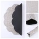 thumbnail image 2 of REGALWOVEN Juego de 6 Manteles Individuales de Flores para Decoración de Mesa de Comedor de Cocina, Manteles Resistentes al Calor, Mantel Lavable Gris 15*15in, 2 of 7
