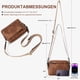 thumbnail image 3 of Handytasche zumhängen, Bolso bandolera de cuero PU Damen Breiter Gurt, Umhängetasche Damen Klein, Reißverschlusstasche Handy Umhängetasche, 3 of 5