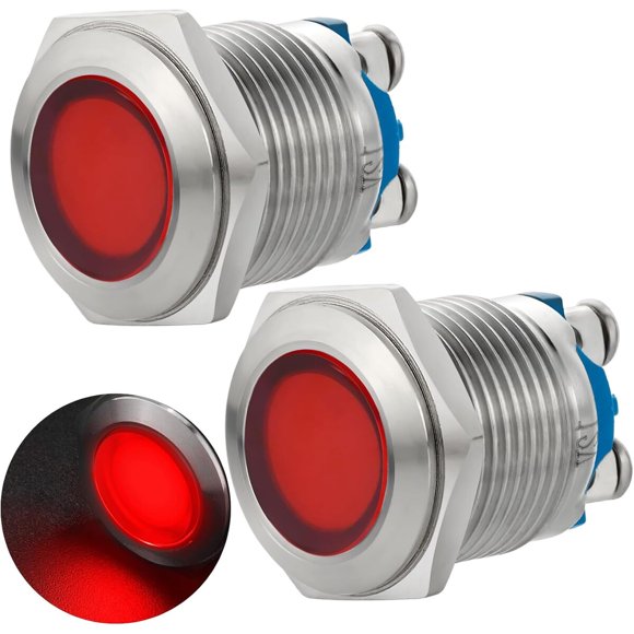 Luz Indicadora Led 16mm 110v Resistente Agua