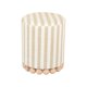thumbnail image 4 of Otoman Tov Furniture Dex de lino a rayas beige, 4 of 8
