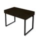 thumbnail image 1 of Escritorio de madera con cajones negro, 1 of 1