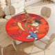 thumbnail image 4 of Jake Long El Dragón Occidental theme Fitted Round Tablecloths Elastic Edged Table Covers Waterproof Table Cloth For Kitchen Holiday Party Tables Decor 120cm, 4 of 6