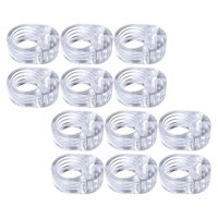 Bothyi - 12X Tope De Manija De Puerta Amortiguador De Manija De Puerta Manija De Puerta A Prueba De Viento Para El Hogar