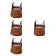 thumbnail image 3 of 4 Piezas Elevadores De Muebles Elevadores De Cama Elevadores De Cama Para Estante De Comedor Altura Del Sofá 5 Cm Marrón, 3 of 5