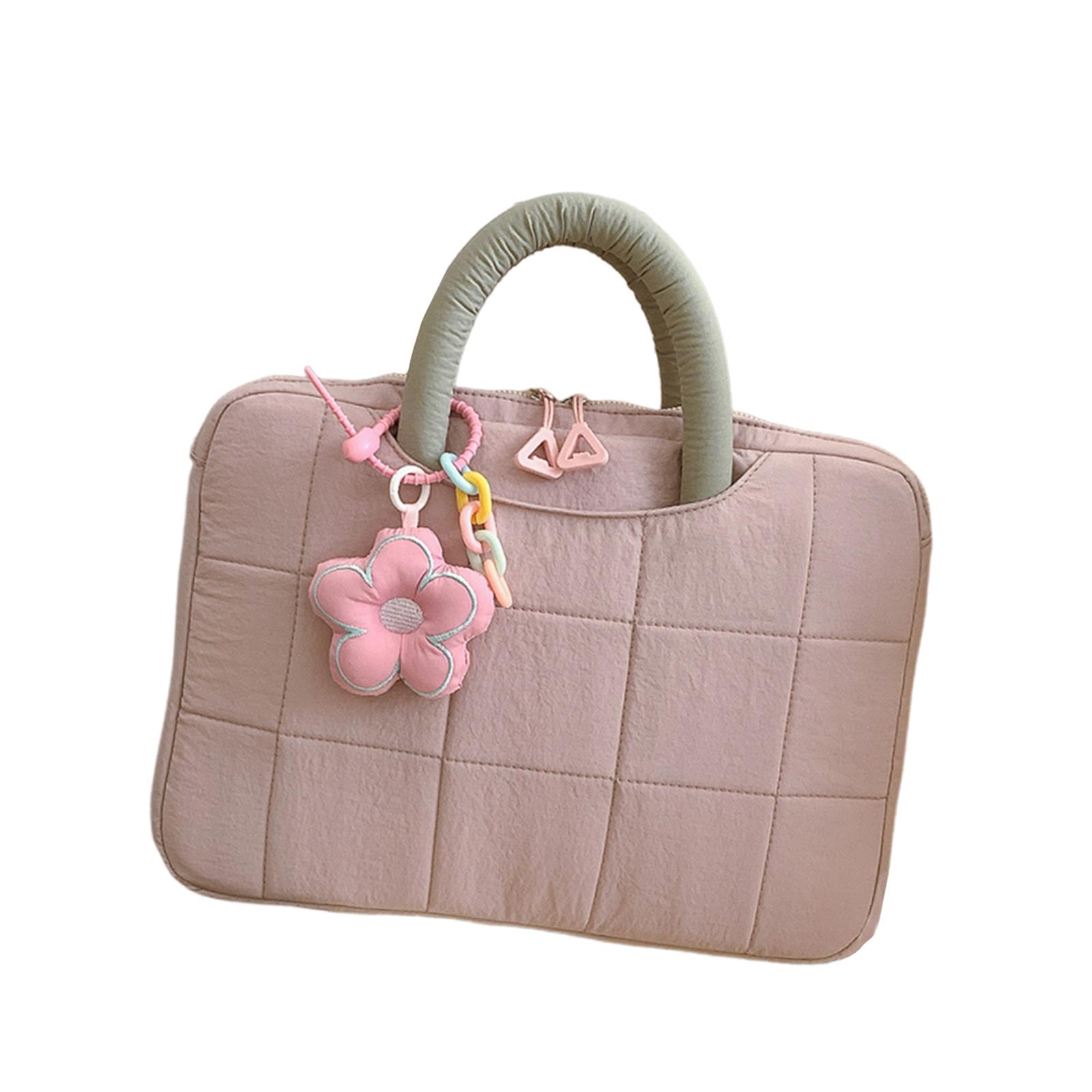 Magideal - Funda Para Portátil, Bolsa De Transporte Con Diseño Floral, Informal Y Elegante, De 13 Pulgadas, Para La Universidad, El Trabajo, Los Desplazamientos Rosa