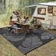 thumbnail image 3 of Tapete Para Exterior Impermeable Plegable 9x12 Pies Negro gris, 3 of 9