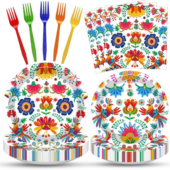 Platos Jremreo 100 piezas – Set de Suministros para Fiesta