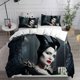 thumbnail image 1 of Maleficent Bedding Set Duvet Cover Pillowcase Print, Room Bedroom Feather Duvet Cover Pillowcase 3 Piece Set, Bed Sheets, 1 of 5