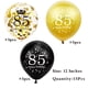 thumbnail image 5 of Globo SHUNTAI 30 cm 85.º Cumpleaños Negro y Dorado, 5 of 7