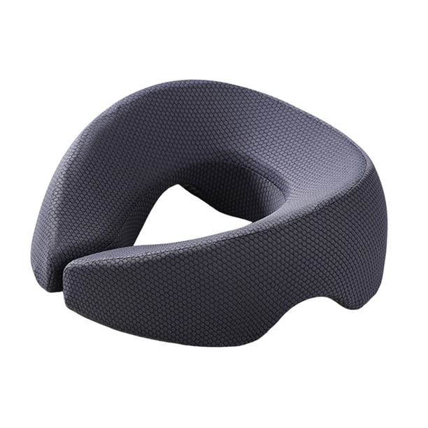 Almohada Boca Abajo Con Funda Extraíble Y Ergonómica Para Silla De Masaje, Viajes En Avión, Azul Oscuro