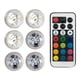 thumbnail image 1 of Luces LED Sumergibles 13 Colores Luces De Té Para Días Festivos Aniversarios Evento 6 Luces, 1 of 3