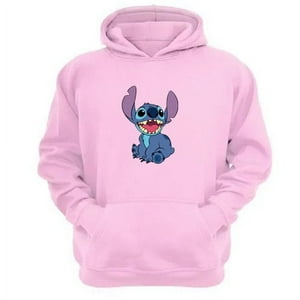 Genérico - Polerón Canguro Extraterrestre Azul Rosa Talla Xl Unisex