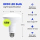 thumbnail image 3 of Bombilla LED Feit Electric BR30, 7,2 W, 650 lm, 2700 K, 12 años, 3 of 9