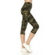 thumbnail image 2 of Leggings Capri Recortados con Estampado Multicolor, Estilo Ajustado y Cintura Alta con Banda., 2 of 5