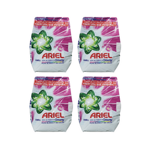 Pack 4 Unidades Detergentes En Polvo Ariel Downy 400Gr