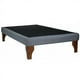 thumbnail image 1 of Base de Cama 1 Plaza largo 190 cm - con patas de madera de 24 cm, 1 of 2