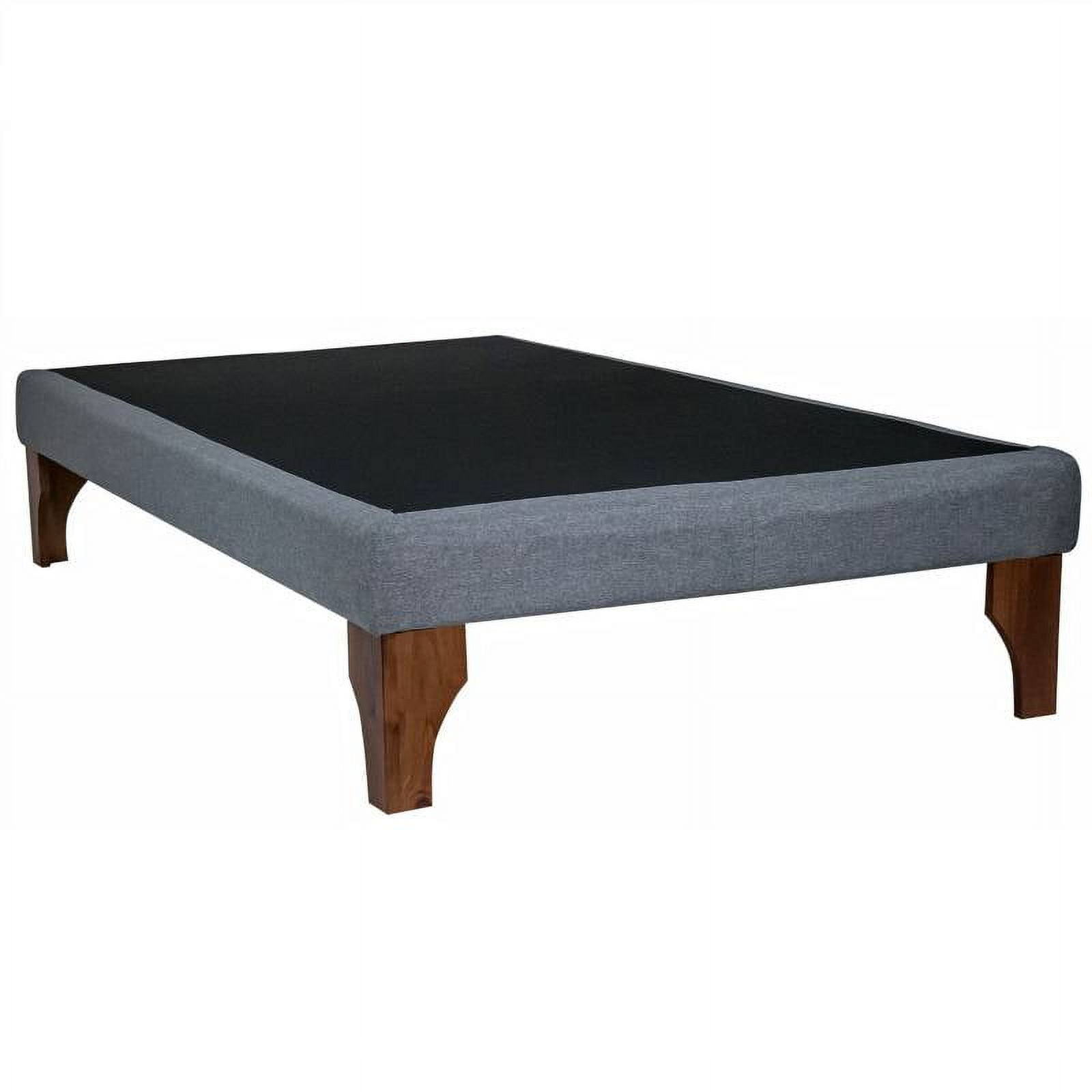 Bloccare - Base De Cama 1 Plaza Largo 190 Cm - Con Patas De Madera De 24 Cm