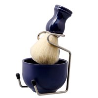 Ioensy - Juego De Afeitado De Barba Para Hombre, 3 Uds., Cepillo Para Afeitar, Jabonera, Taza De Afeitar