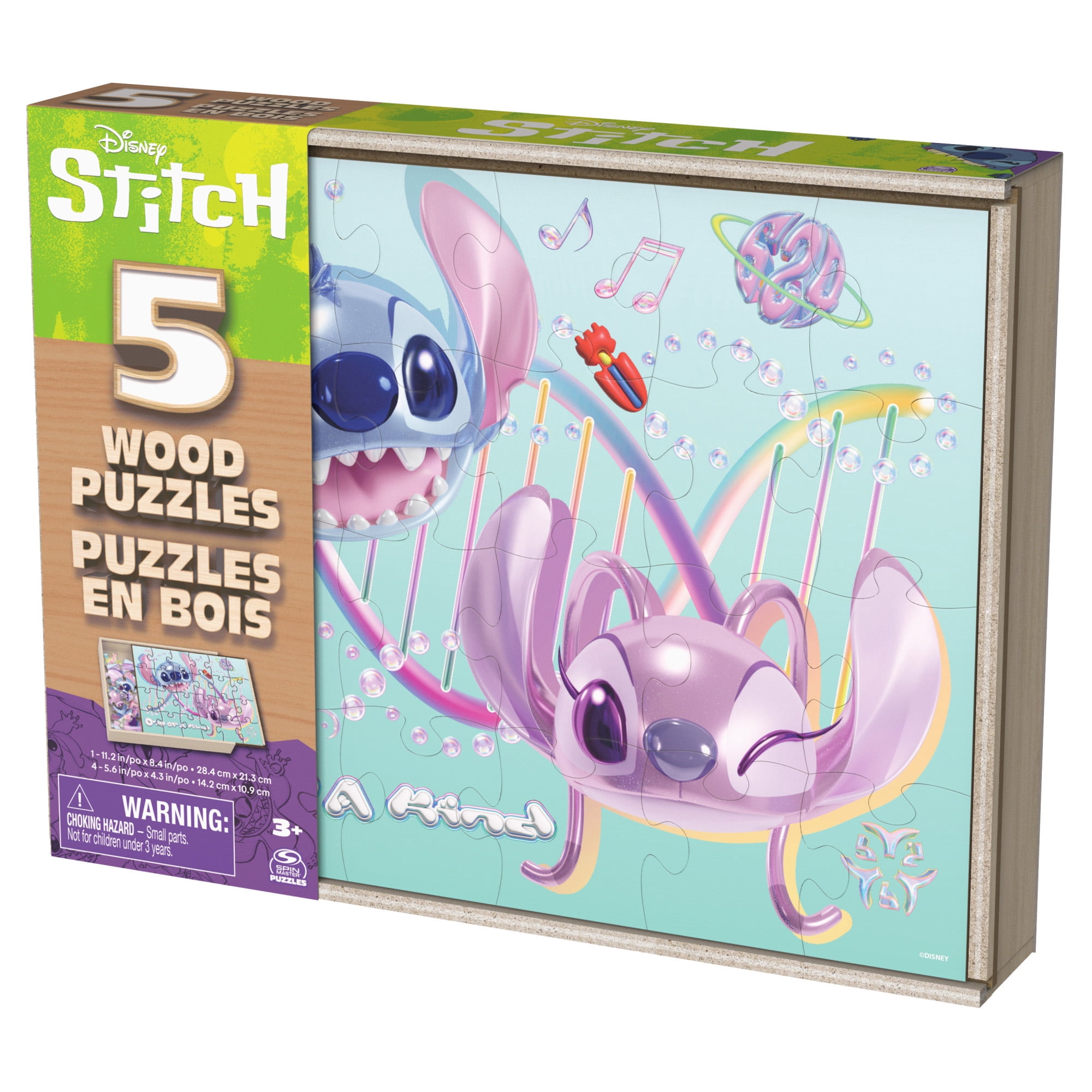 Puzzle De Madera 5 En 1 Stitch