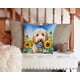 thumbnail image 3 of Cojín Sunflowers Goldendoodle, 3 of 6