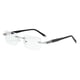 thumbnail image 5 of Gafas De Luz Azul Rectángulo Sin Montura Para Ordenador Unisex Hombre Mujer Argent 4.0X, 5 of 5