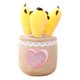 thumbnail image 1 of Plantas En Macetas Peluches Rellenos Mu?eca Suave Decoración Para El Hogar Garra De Oso Amarillo, 1 of 5