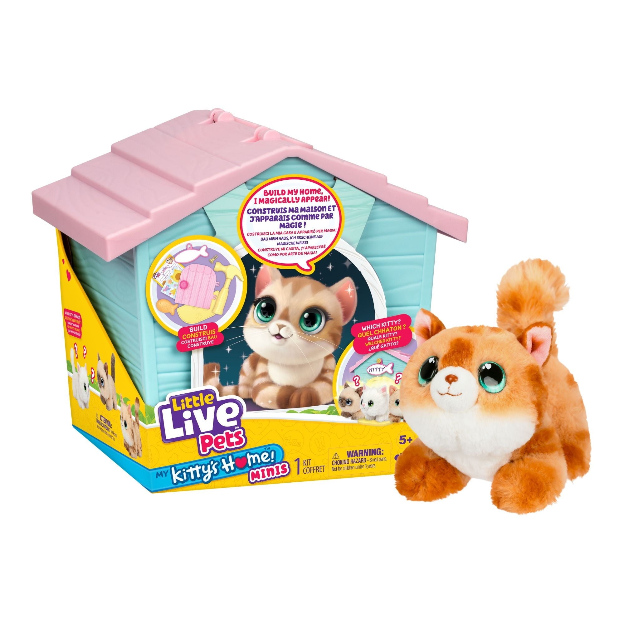 Set Juego Little Live Pets Casa Gatitos Surtido 1 Un