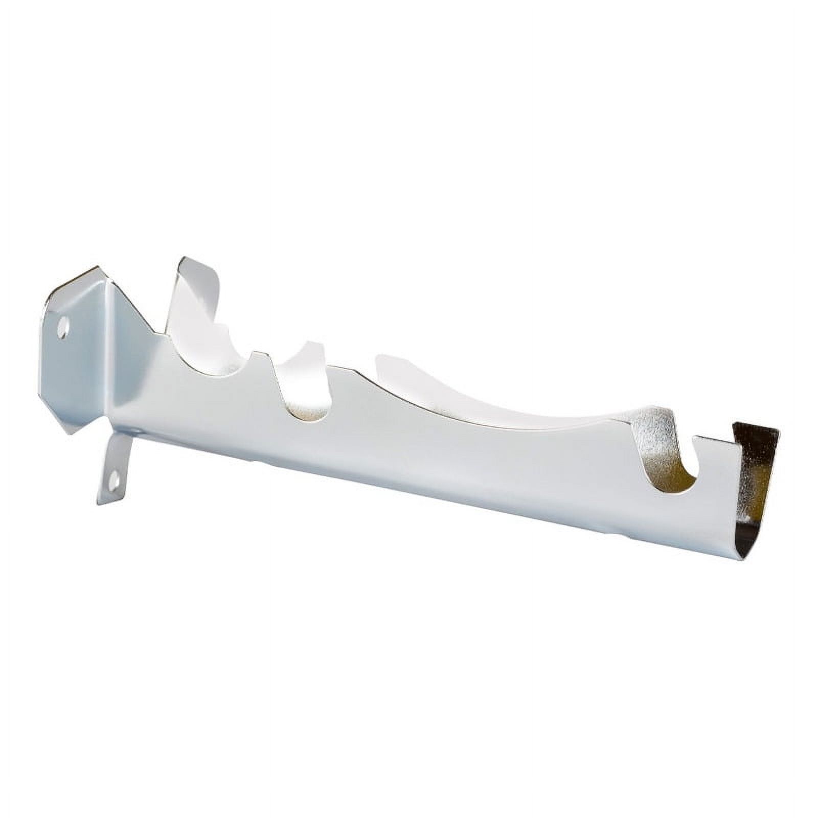 Metalhsa - Pack 2 Unidades De Soporte Cromado Doble A Muro 16 Mm