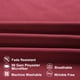 thumbnail image 4 of REGALWOVEN 1800 Microfibra Transpirable Fundas de Almohada con Cremallera Juego de 2, Estándar Vino 20"x26", 4 of 7