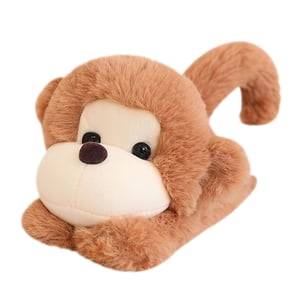 Magideal - Animal De Peluche Hugger Pulseras De Animales Usables Pulsera De Bofetada Muñeca De Niños Juguete De Peluche Para Fiesta Decoración De La Habitación D Mono