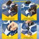 thumbnail image 4 of Tubo de nieve inflable resistente con cubierta de tela duradera, trineo de nieve premium para niños y adultos, diversión de invierno al aire última intervensión, 4 of 9