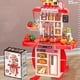 thumbnail image 4 of Cocina de Juguete Grande Para Niños 95 Cm Agua Vapor Sonido rojo, 4 of 8