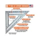 thumbnail image 2 of Herramienta de diseño Speed Square Swanson Tool Co S0107 Big 12, 2 of 5
