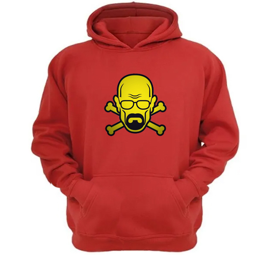 Genérico - Poleron Canguro Heinsenberg Rojo Talla Xs Unisex