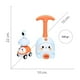 thumbnail image 2 of Bombín Lanzador De Astronauta Inflador De Globos Naranja, 2 of 3