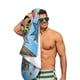 thumbnail image 5 of Supertato Toalla de playa de secado rápido con diseño temático, regalo para mujeres y niñas, ideal para cumpleaños, fans, amantes de la música, uso en la playa o al aire libre, 78 × 160 cm, 5 of 6