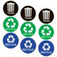 thumbnail image 5 of 9 Pegatinas De Reciclaje Para Botes De Basura De 5 Pulgadas Para Exteriores, Hogar, Eventos Comerciales, 5 of 5